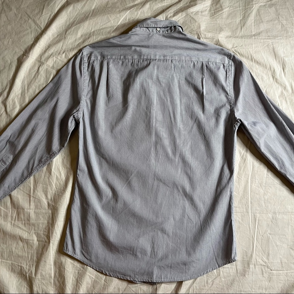 Everlane Button Down Thin Line Patter Size Xs - image 4